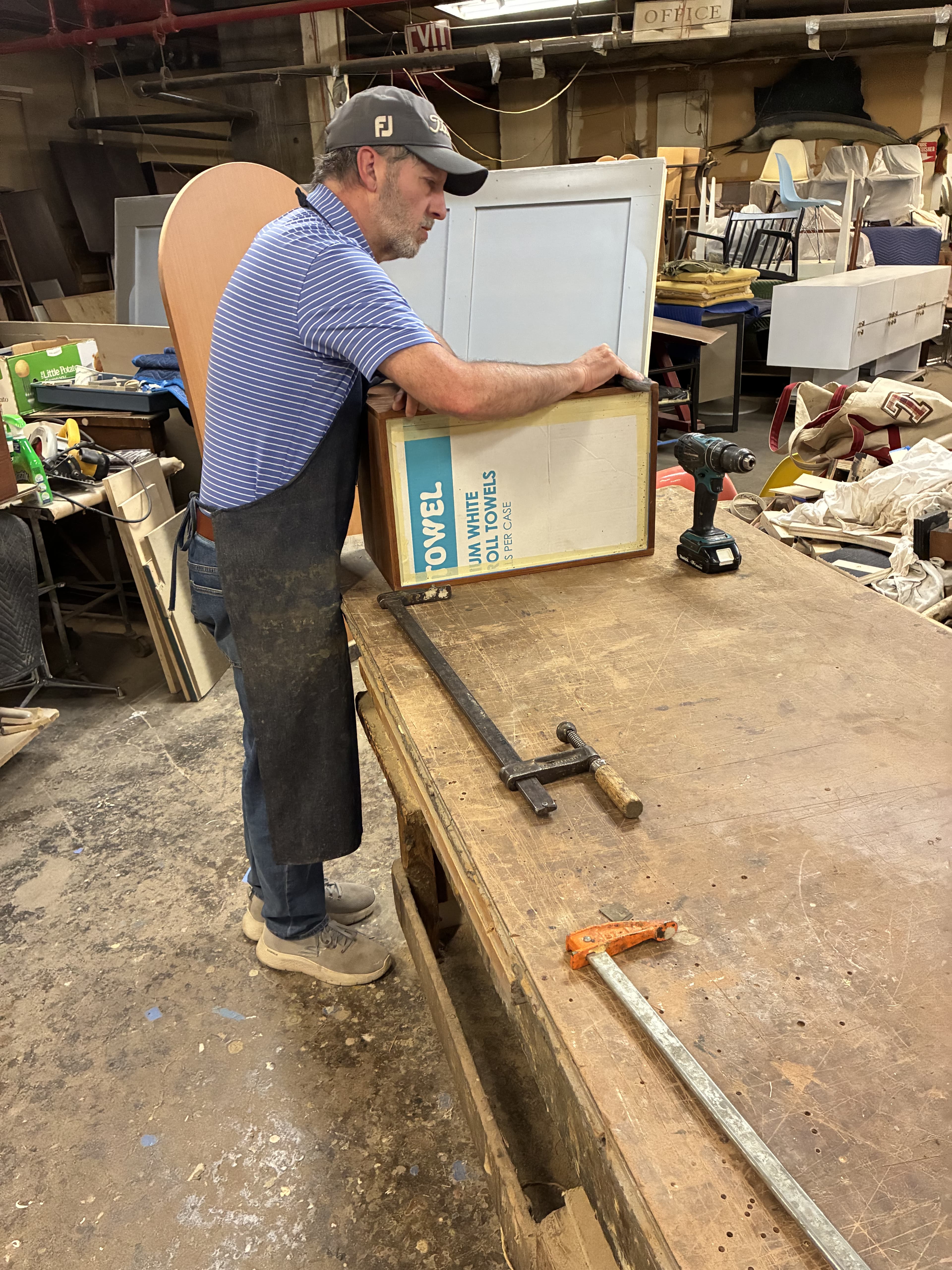 Chair restoration detail