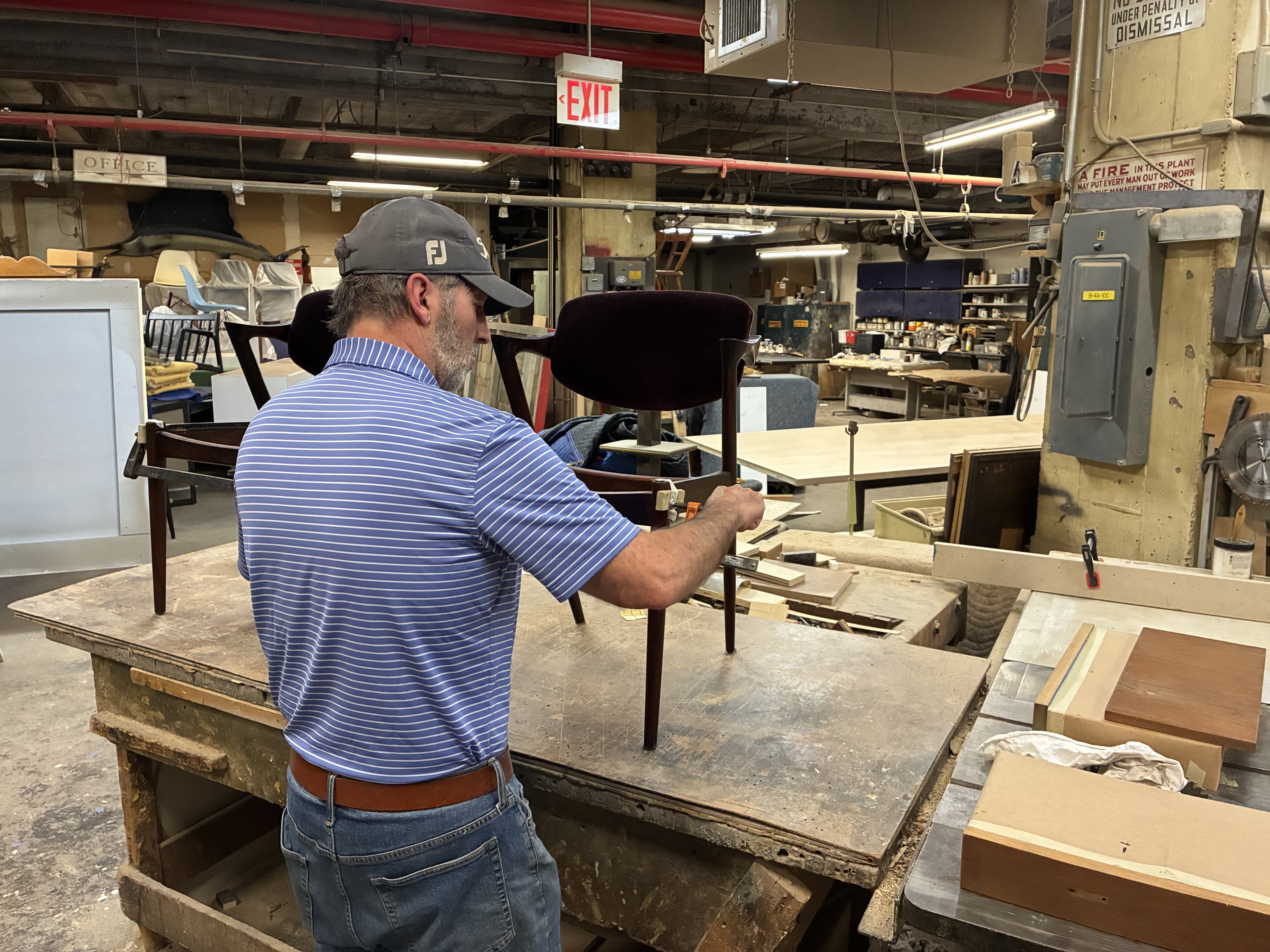 Furniture restoration craftsmanship